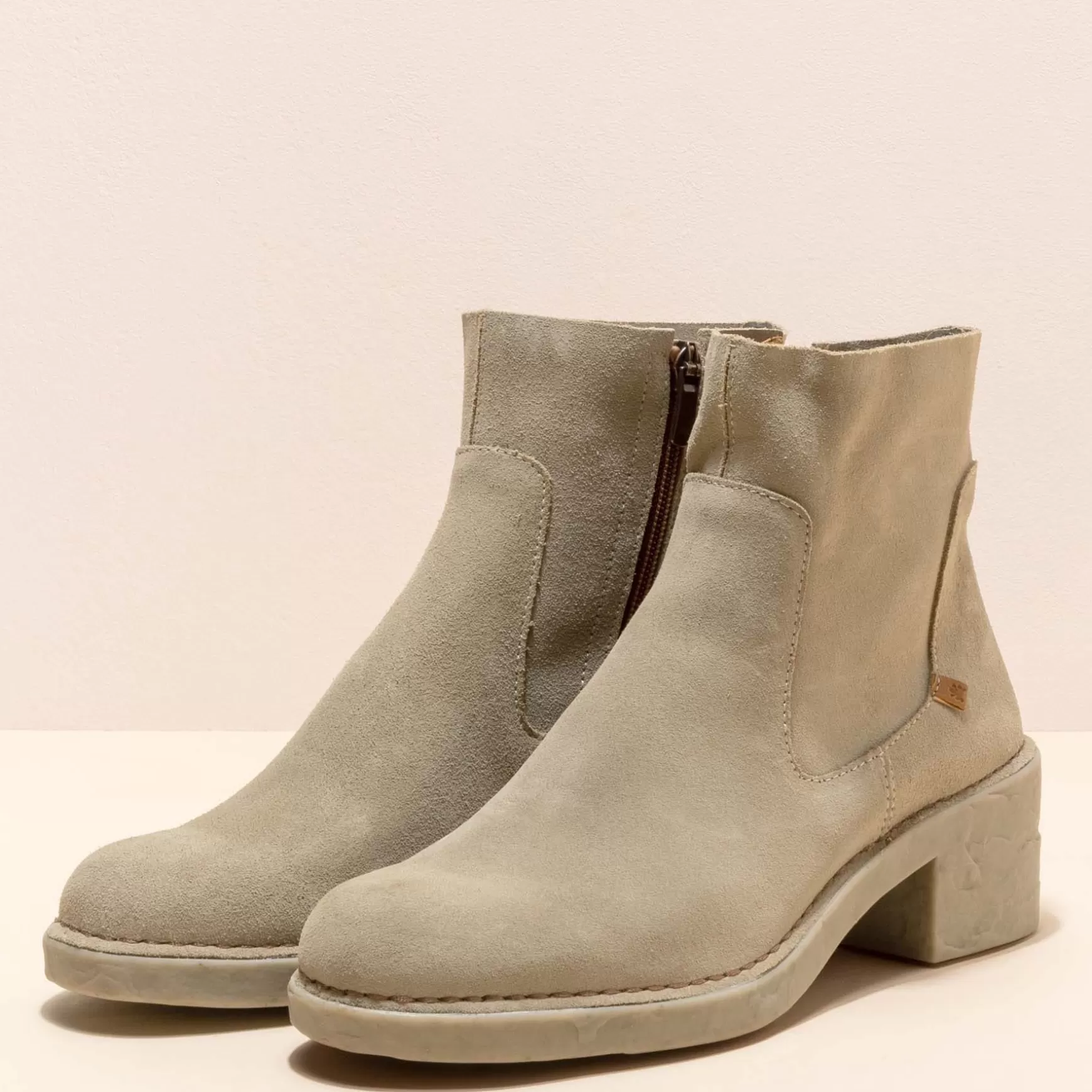 El Naturalista Ankelstøvler Med Hæl<5665 Ticino Lux Ruskind Piedra